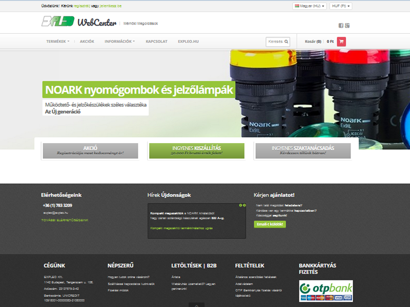 Expleo Kft. webáruház